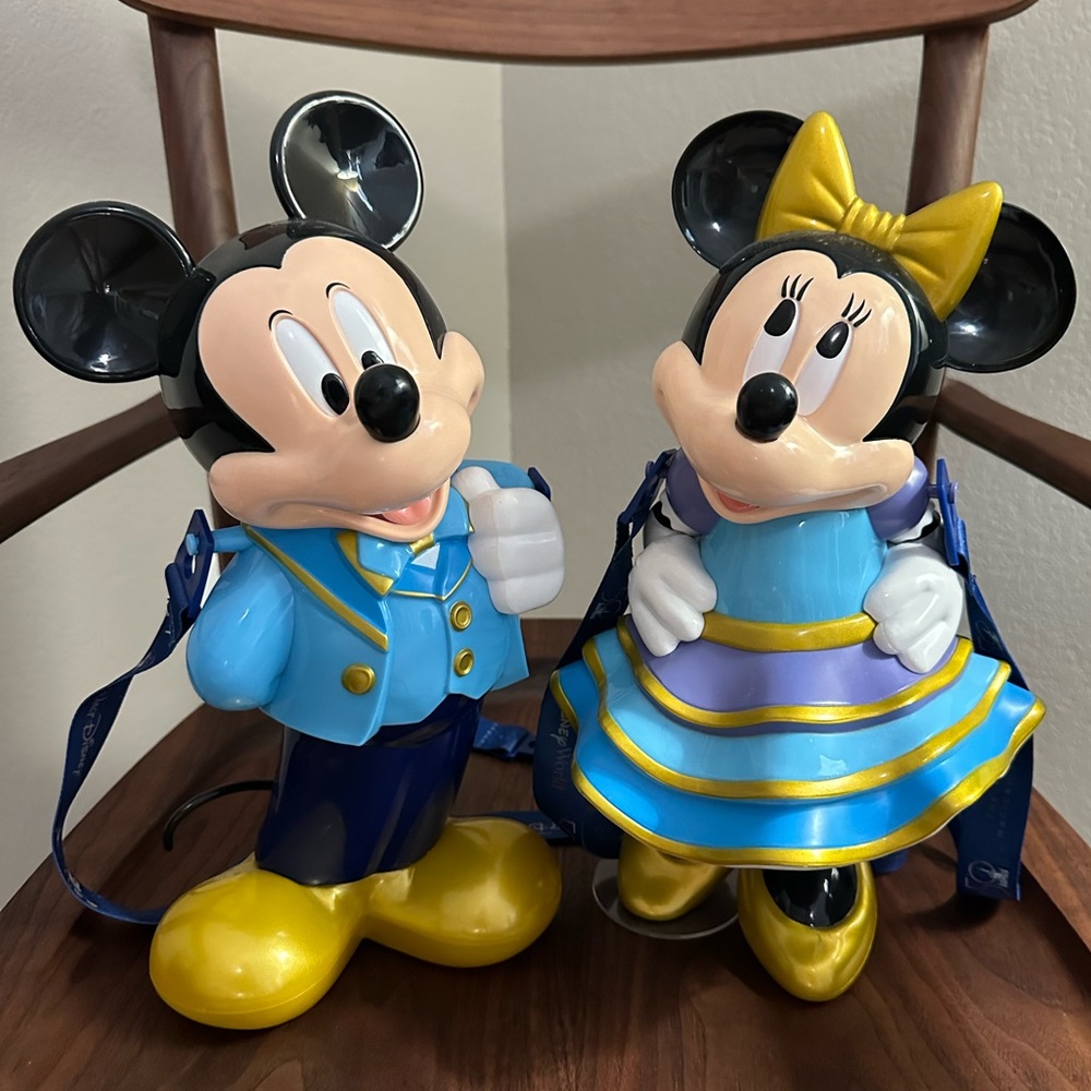 Disney Mickey and Minnie Mouse Popcorn Bucket & Sipper